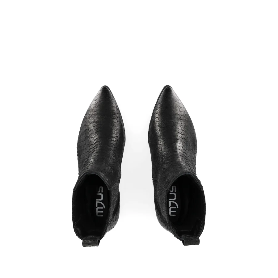 CLEO - BLACK REPTILE LEATHER - Image 5