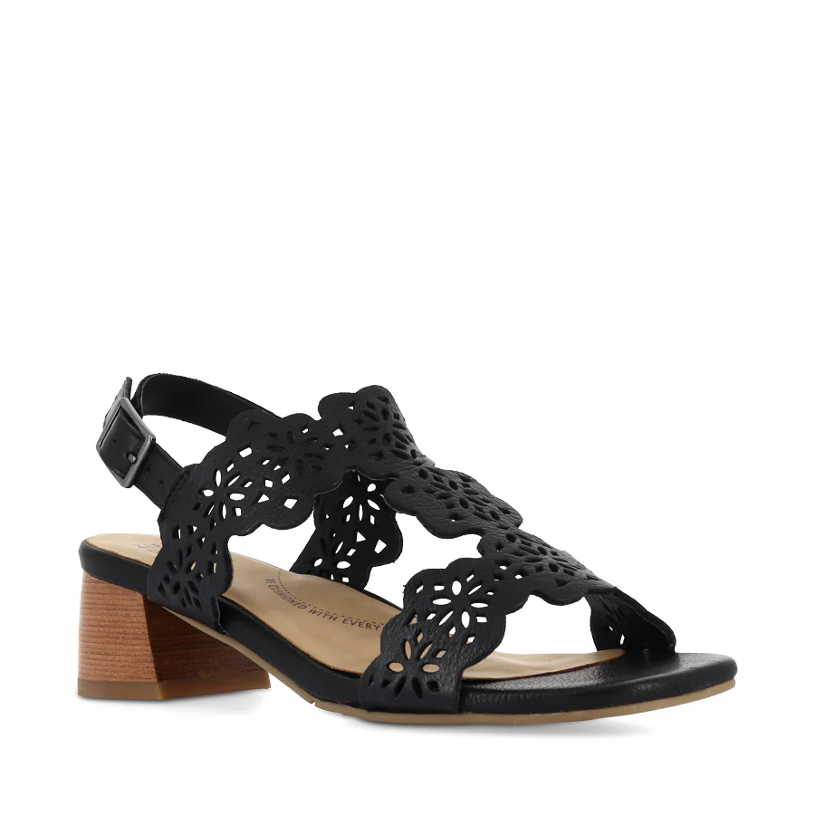 COACHY W - BLACK LEATHER - Image 3