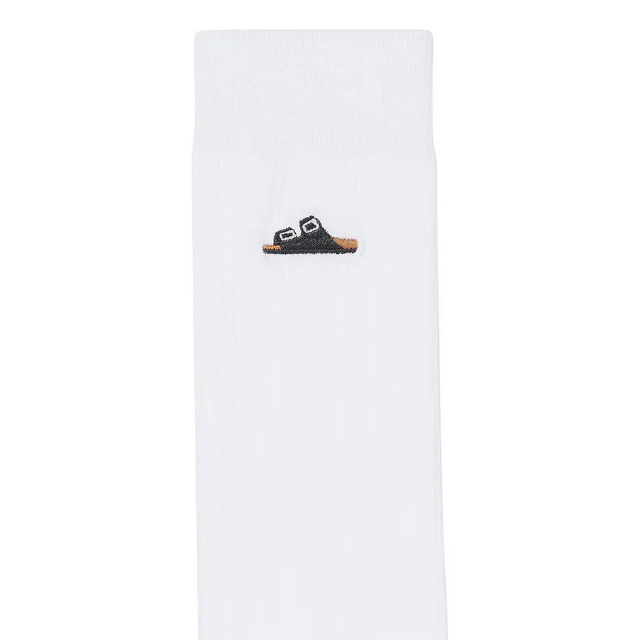 COTTON RIB SOCK 1 PACK - WHITE - Image 2