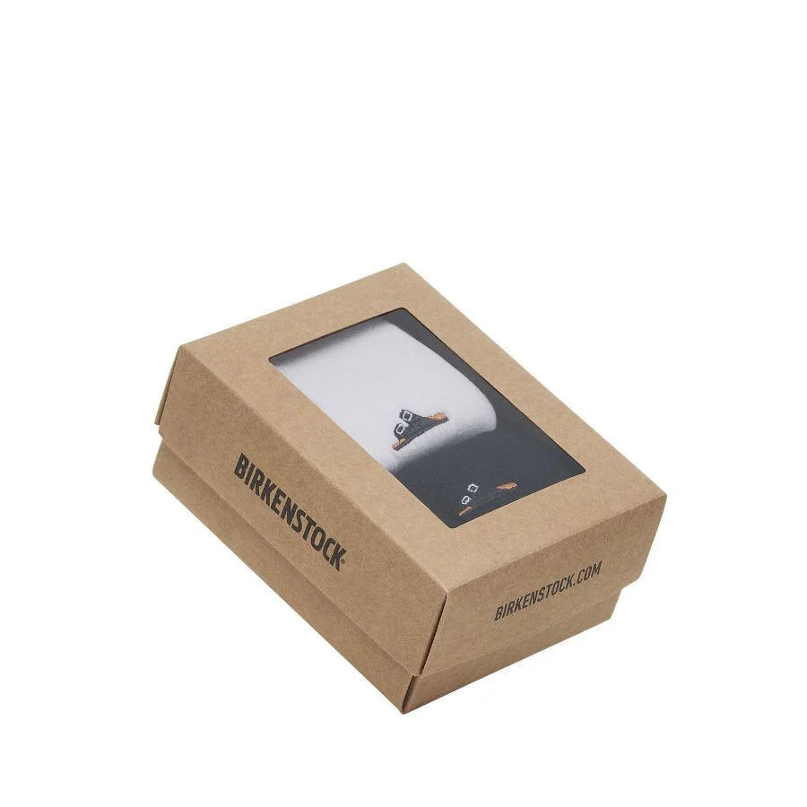 COTTON RIBBED SOCKS 2 PACK - BLACK/WHITE - Image 3