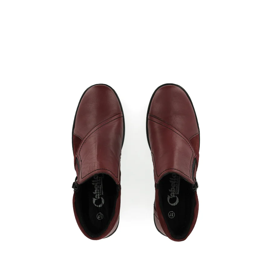 CP462-18 - BURGUNDY COMBO LEATHER - Image 5