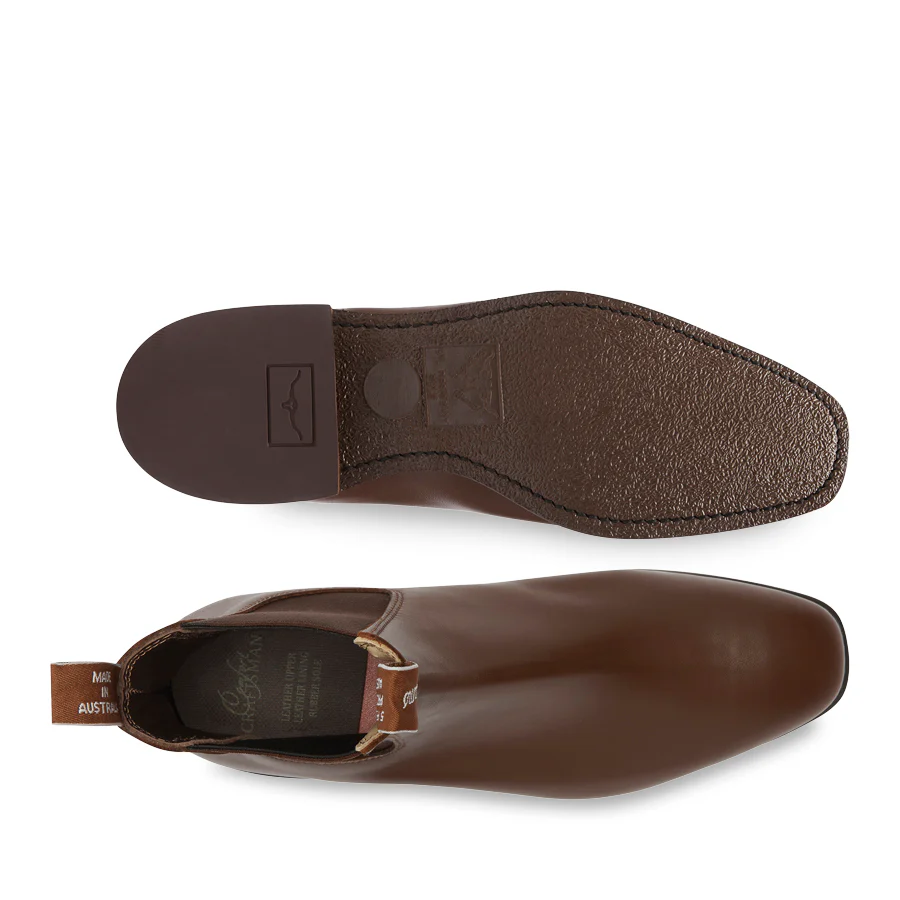 COMFORT CRAFTSMAN H - DARK TAN LEATHER - Image 4