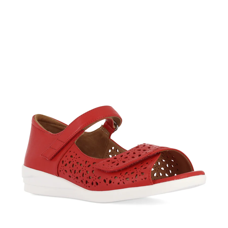 DAFFODIL W - RED LEATHER - Image 3