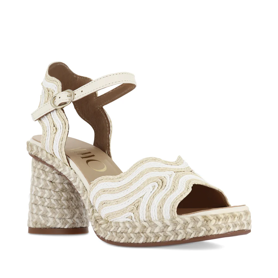 DANAE - WHITE/NATURAL RAFFIA - Image 3