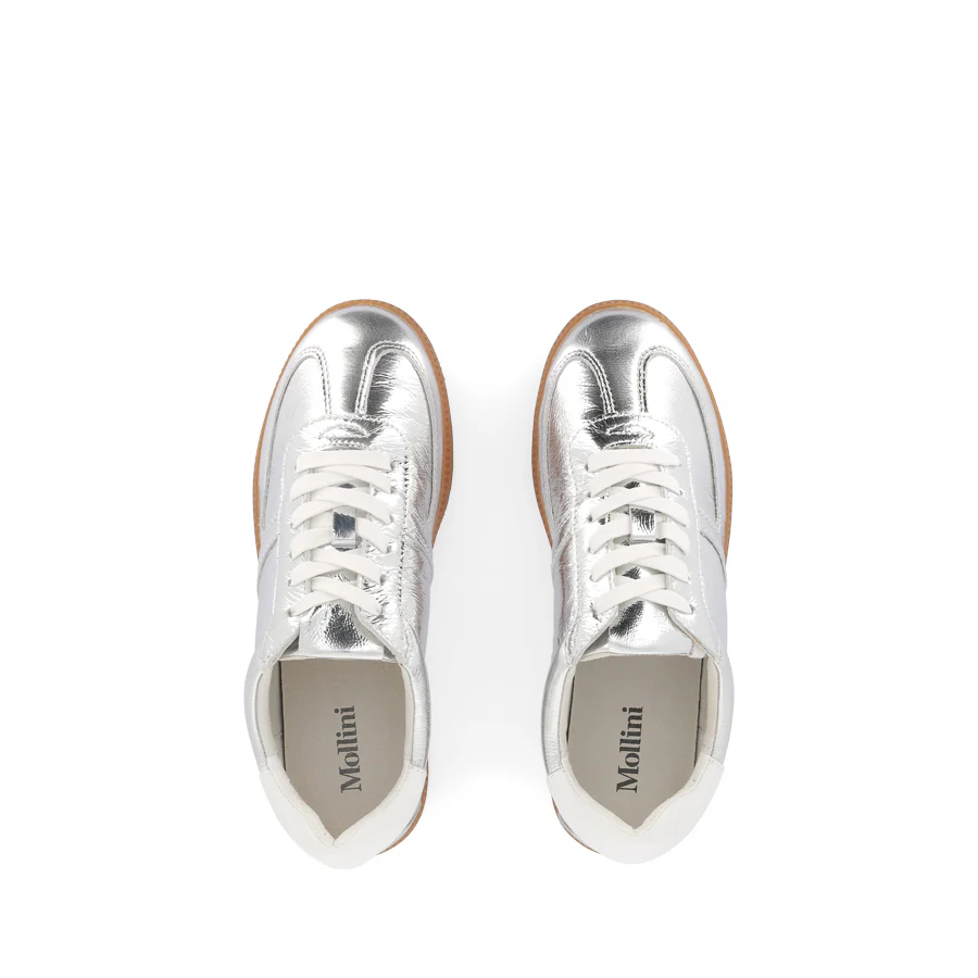 DARI - SILVER/GUM SHRUNKEN LEATHER - Image 5