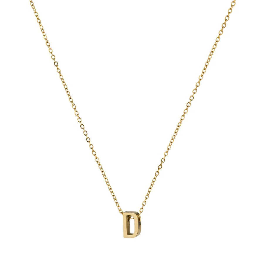 D NECKLACE - GOLD