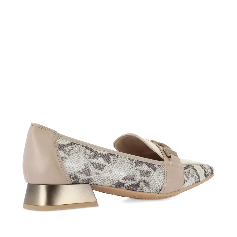DORA - TAUPE SNAKE MULTI LEATHER - Image 4