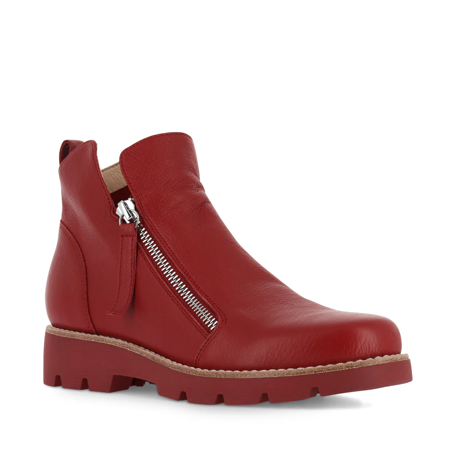 DOTTIZ - DARK RED LEATHER/DARK RED SOLE - Image 3