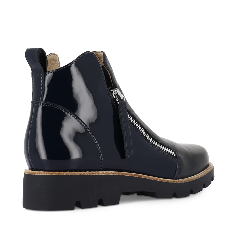 DOTTIZ - NAVY NAVY LEATHER PATENT - Image 4