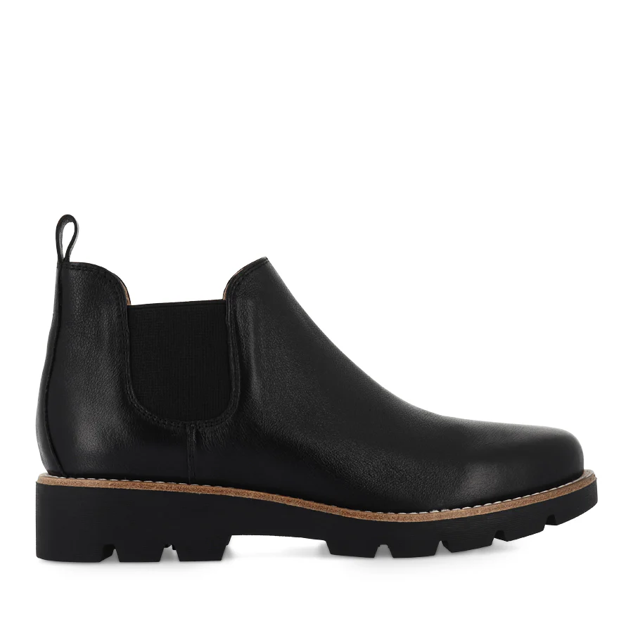 DRARIA - BLACK LEATHER BLACK SOLE