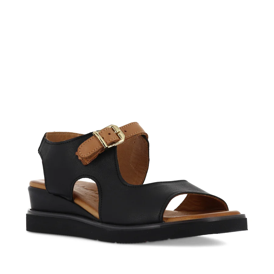 DRILLA - BLACK/TAN LEATHER - Image 3