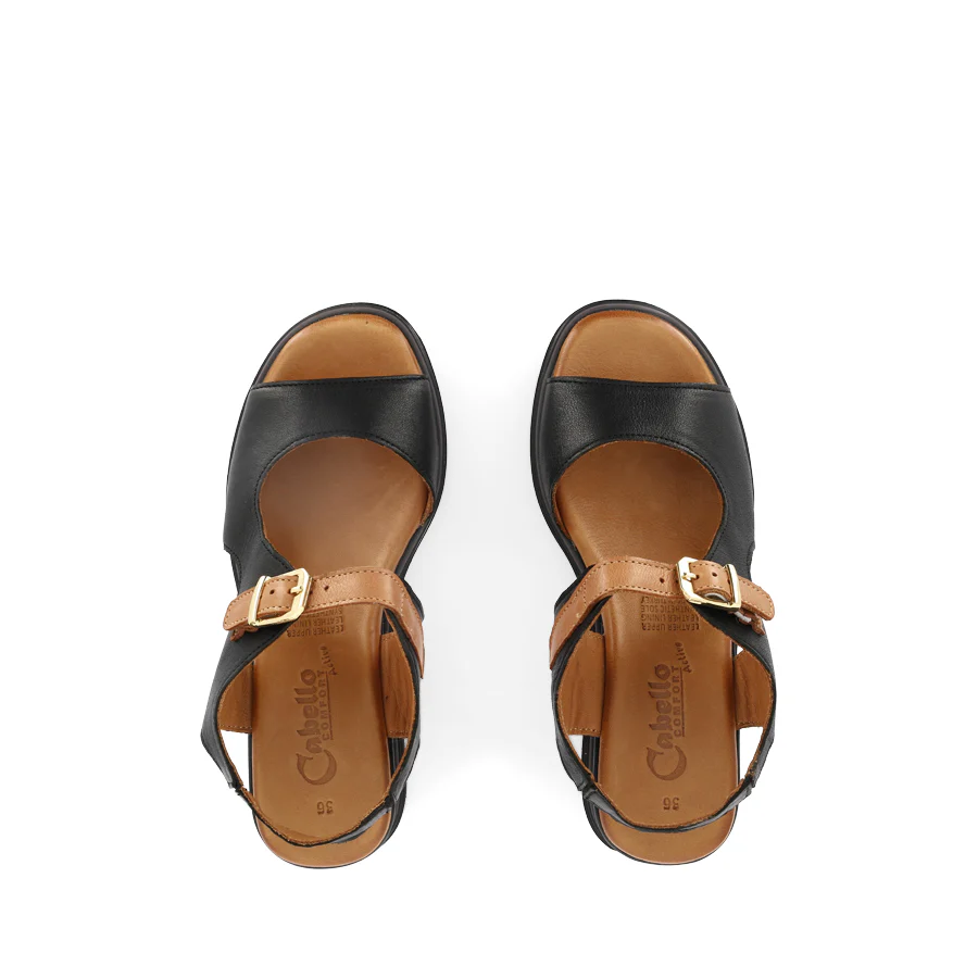 DRILLA - BLACK/TAN LEATHER - Image 5