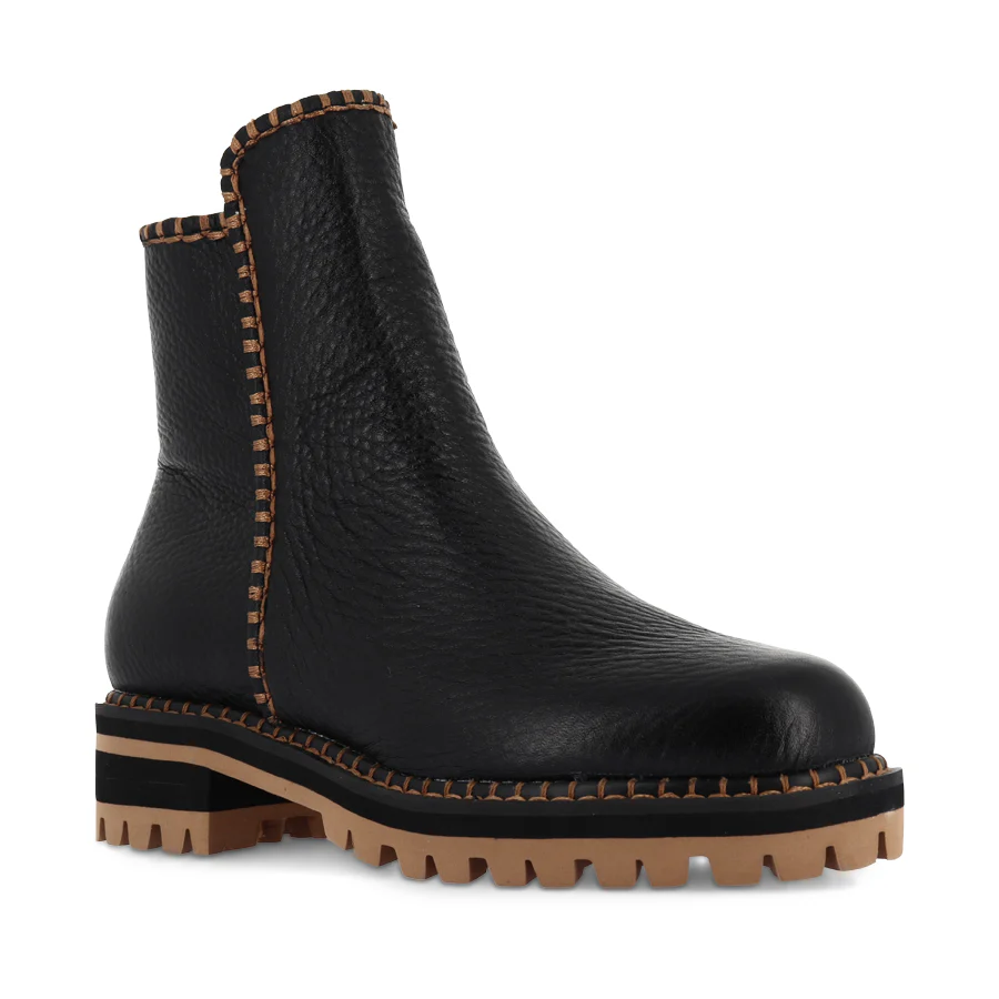 DURIAN - BLACK TAN LEATHER - Image 3