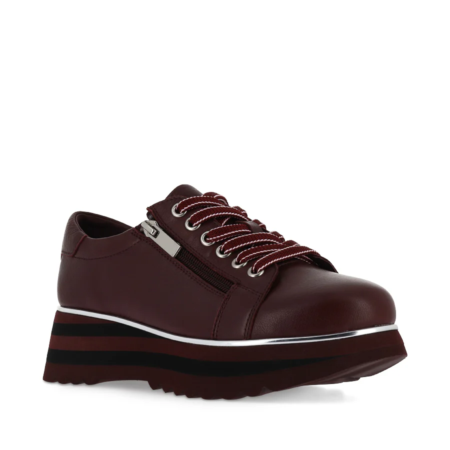 EAMMES - BURGUNDY LEATHER - Image 3