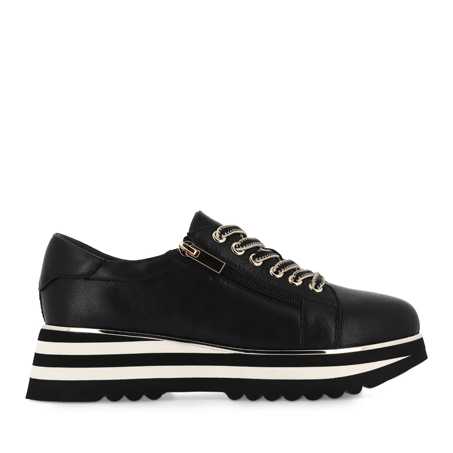 EAMMES - BLACK LEATHER
