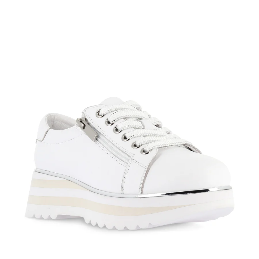 EAMMES - WHITE LEATHER - Image 3