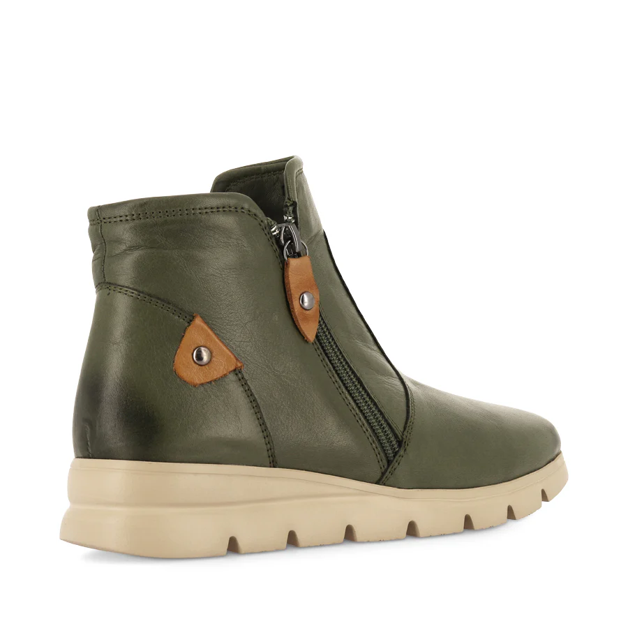 EDDIE - DARK OLIVE LEATHER - Image 4