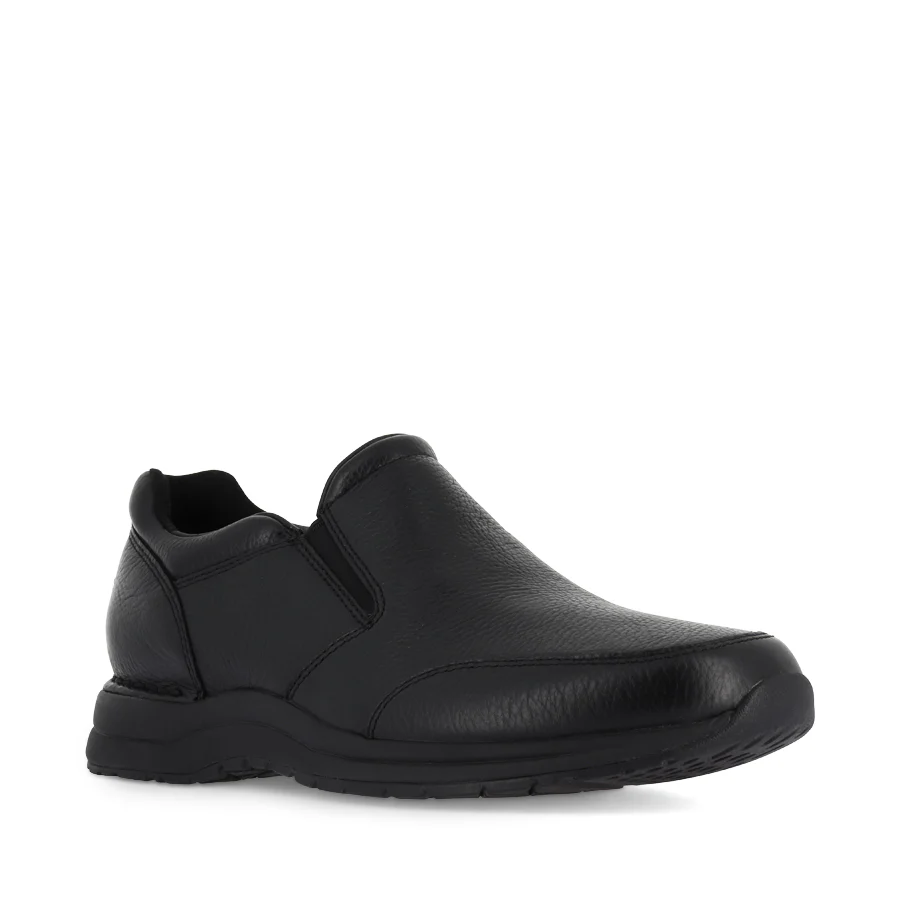 EDGE HILL SLIP ON - BLACK LEATHER - Image 3