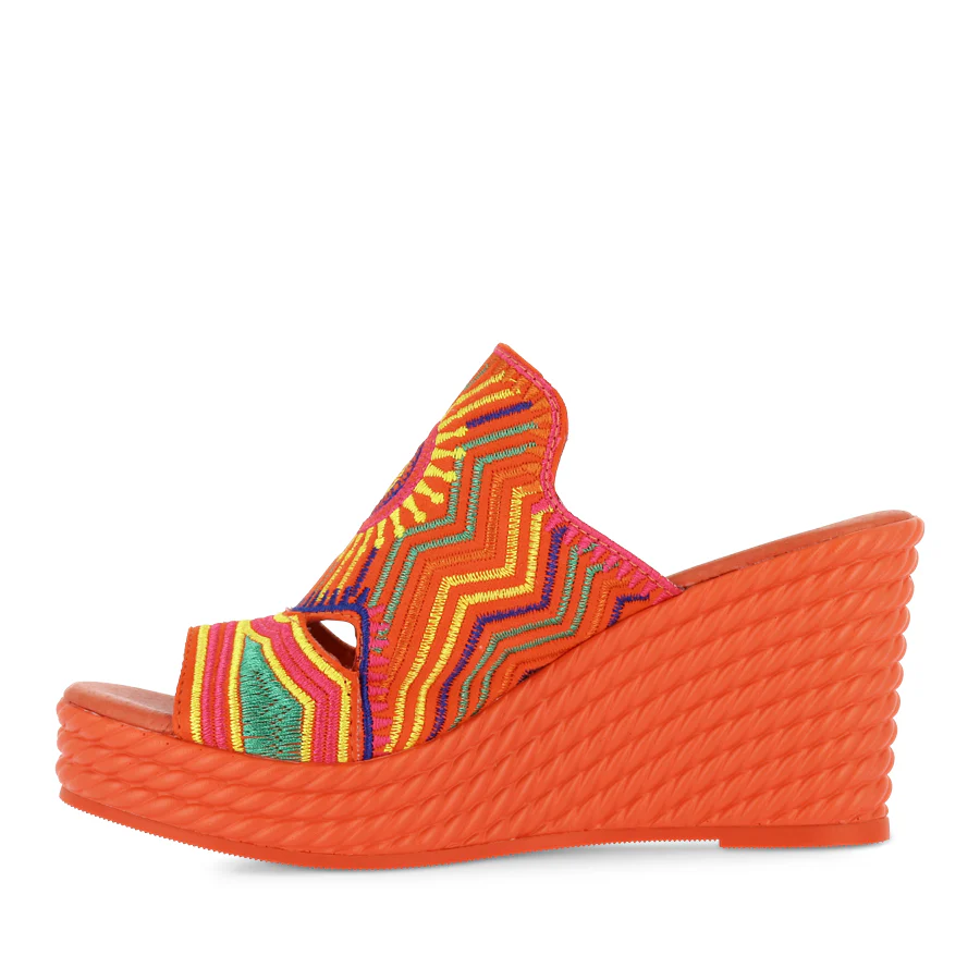 EILAM - ORANGE MULTI SUEDE - Image 2