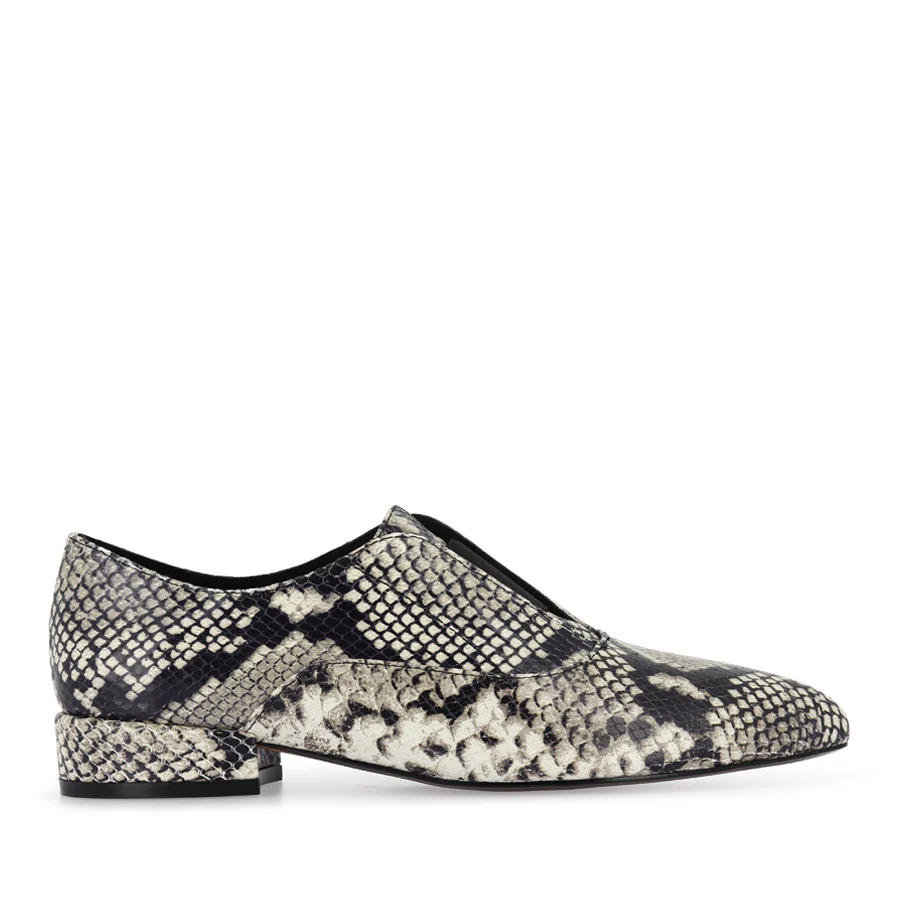 ELAHS - BLACK WHITE SNAKE LEATHER