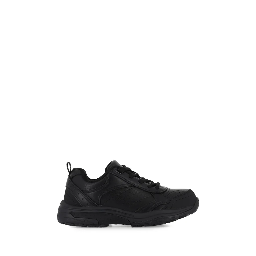 ELITE JNR - BLACK LEATHER