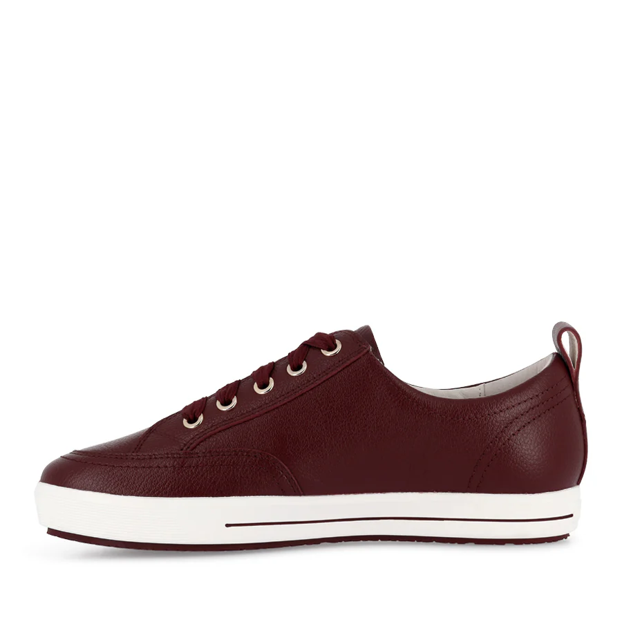 ELLIE V - CRANBERRY TUMBLED LEATHER - Image 2