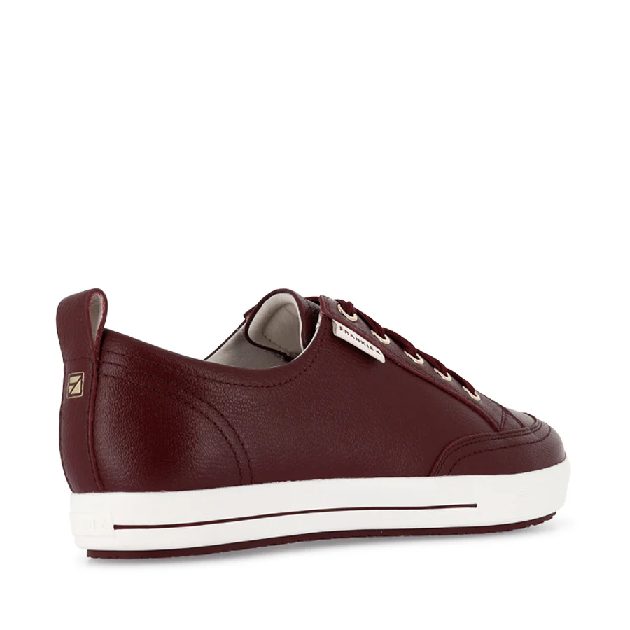 ELLIE V - CRANBERRY TUMBLED LEATHER - Image 4
