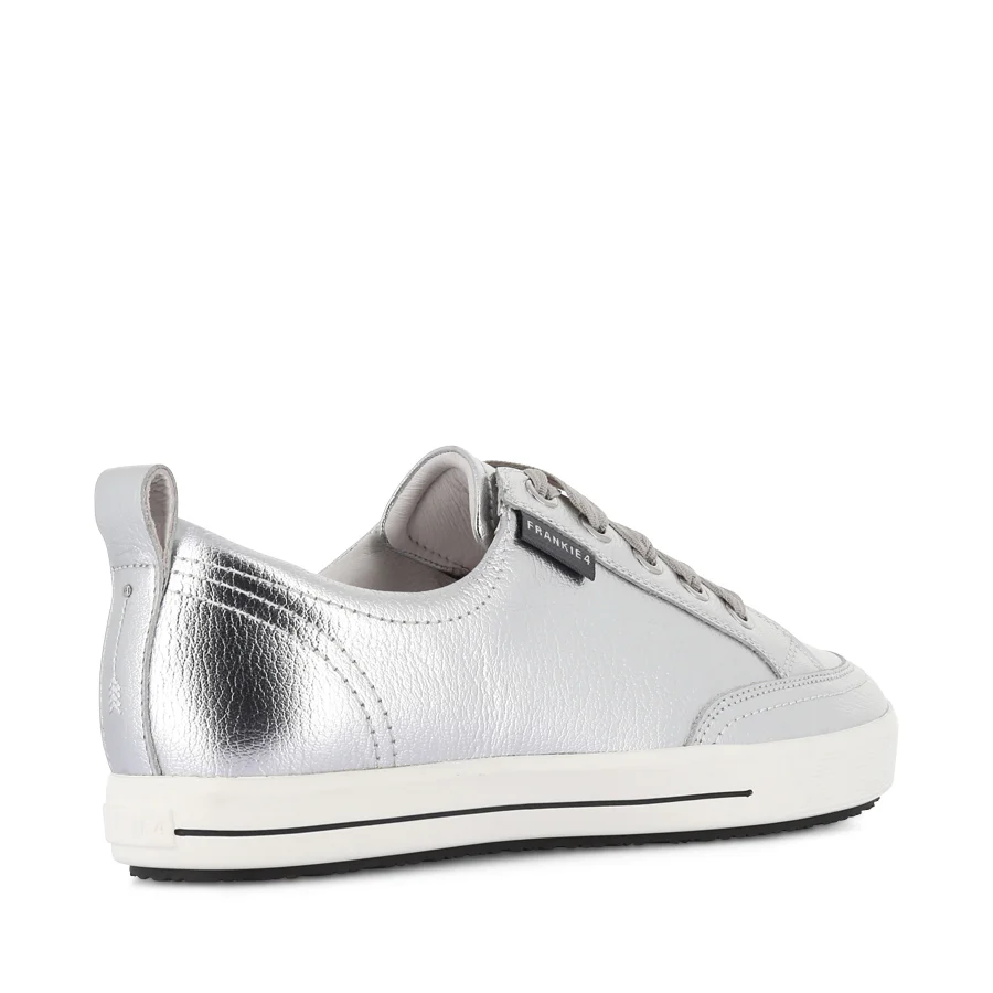 ELLIE V - SILVER TUMBLED LEATHER - Image 4