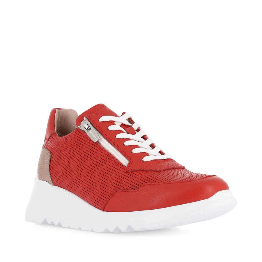 ELOISE E-6771 - RED LEATHER - Image 3