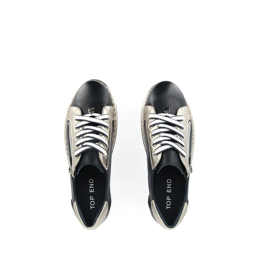 ELOS - NAVY ARGENTO LEATHER - Image 5