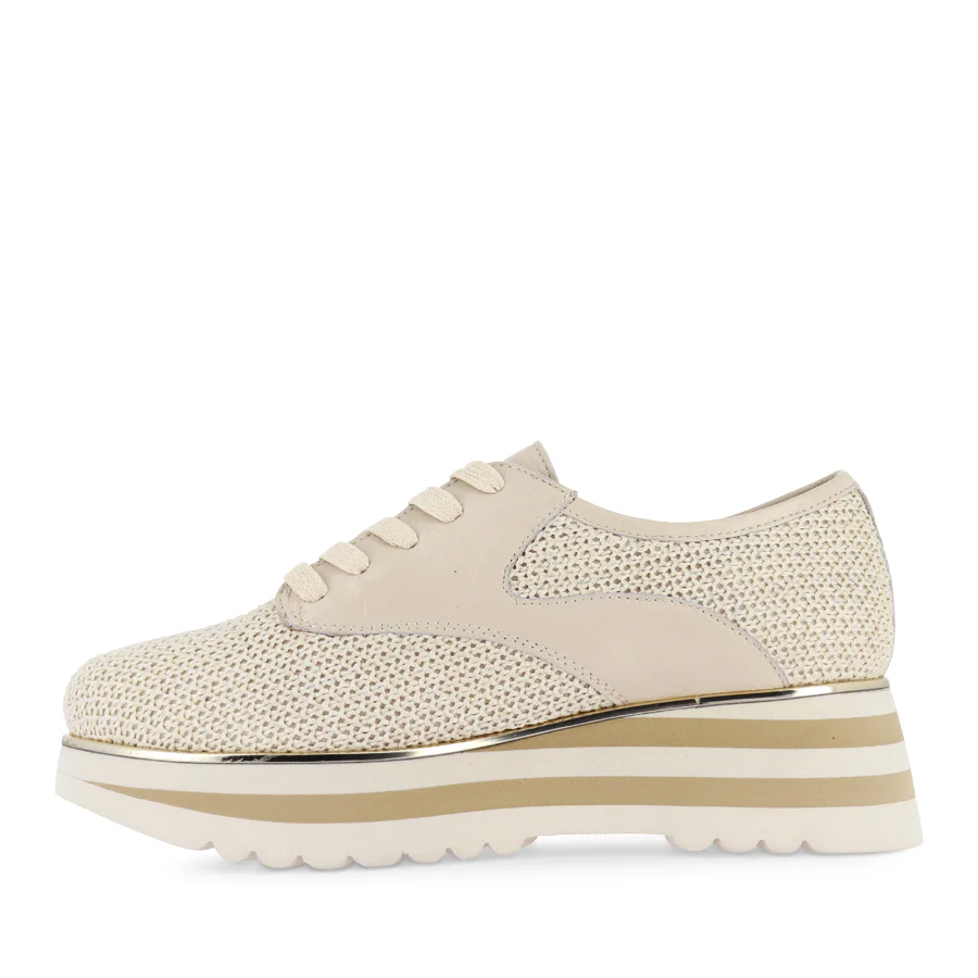 ENDO - IVORY RAFFIA/MILK LEATHER - Image 2