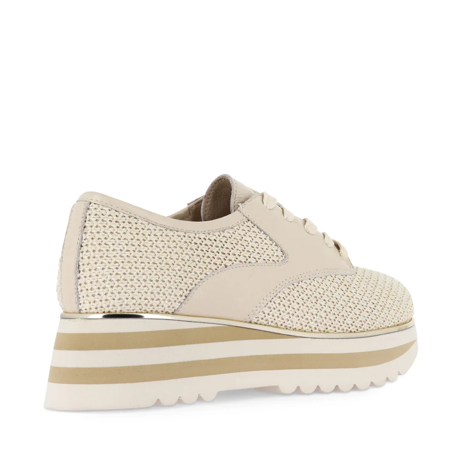 ENDO - IVORY RAFFIA/MILK LEATHER - Image 4