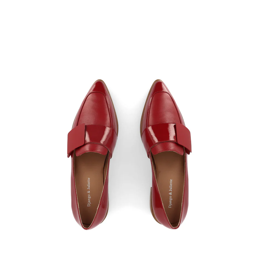 ERING - DARK RED DARK RED PATENT LEATHER - Image 5