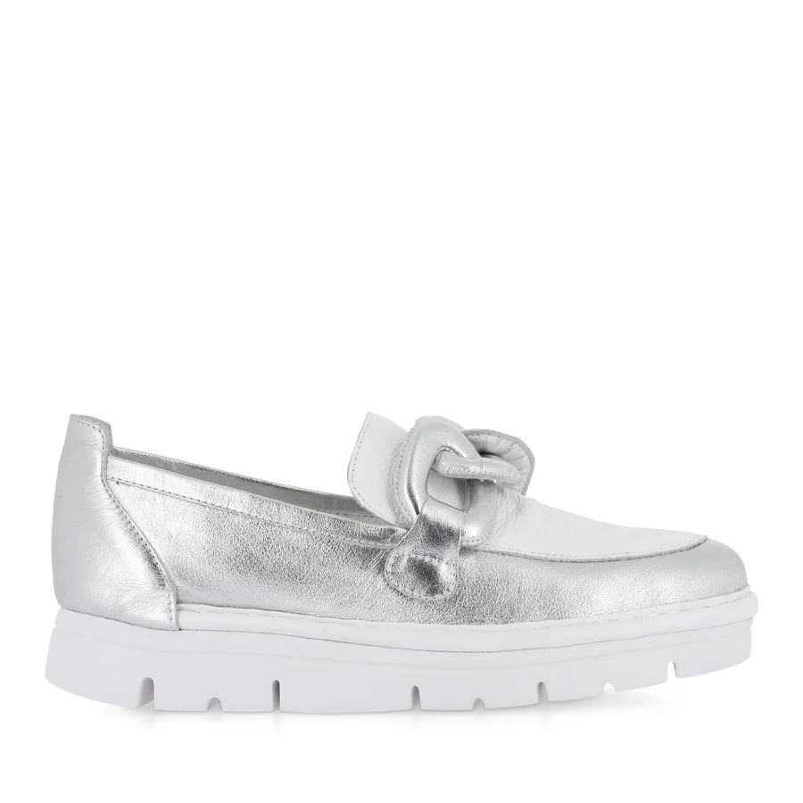 ERORA - SILVER WHITE LEATHER