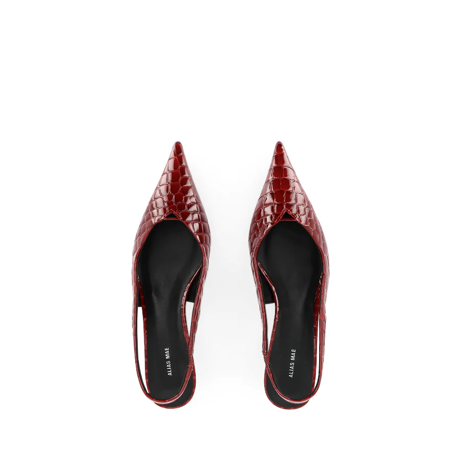 EVETTE - SCARLETT PATENT CROC - Image 5