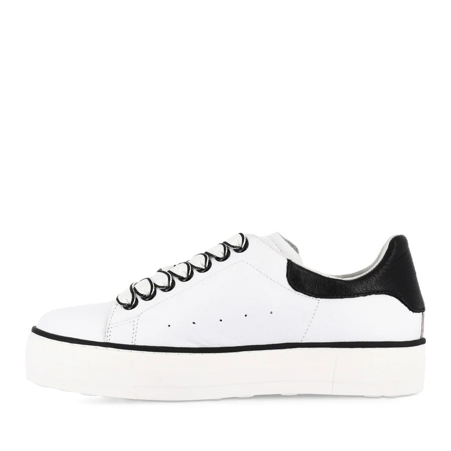 FALIT - WHITE BLACK LEATHER - Image 2