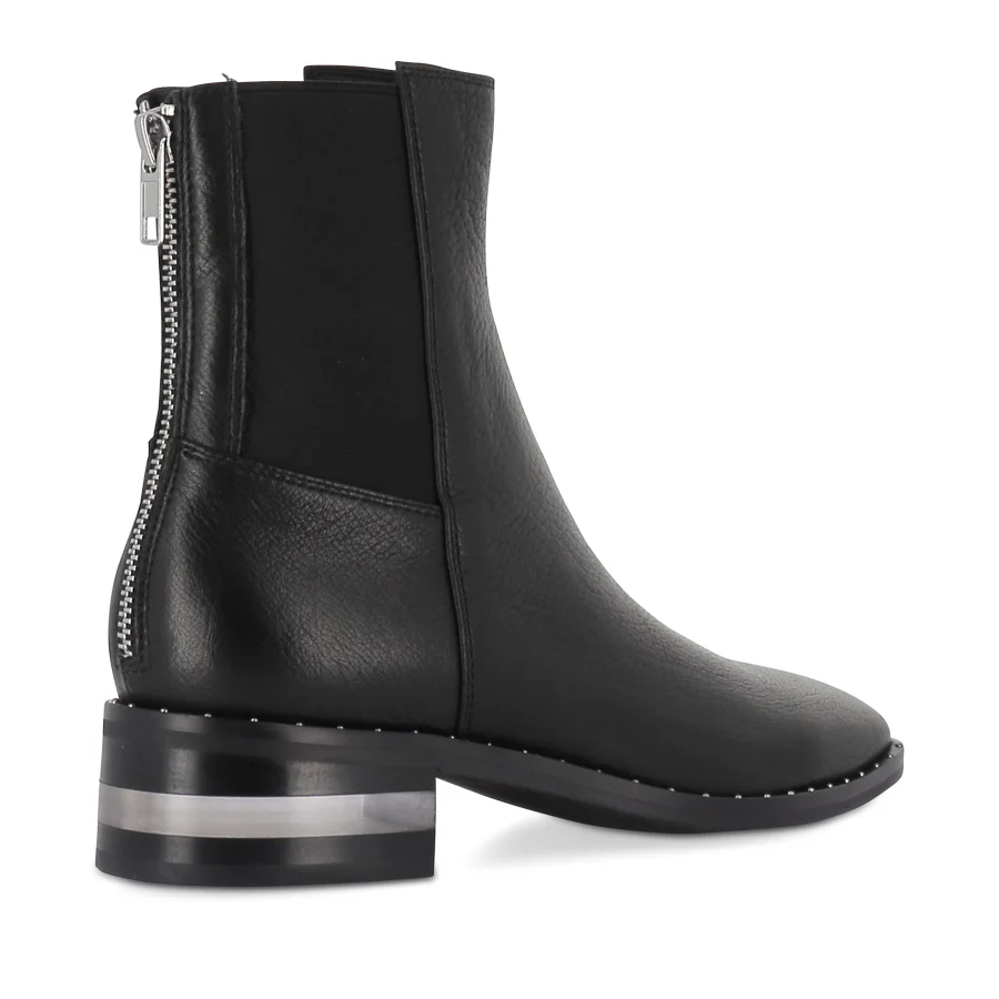 FERLEE - BLACK BLACK LEATHER - Image 4