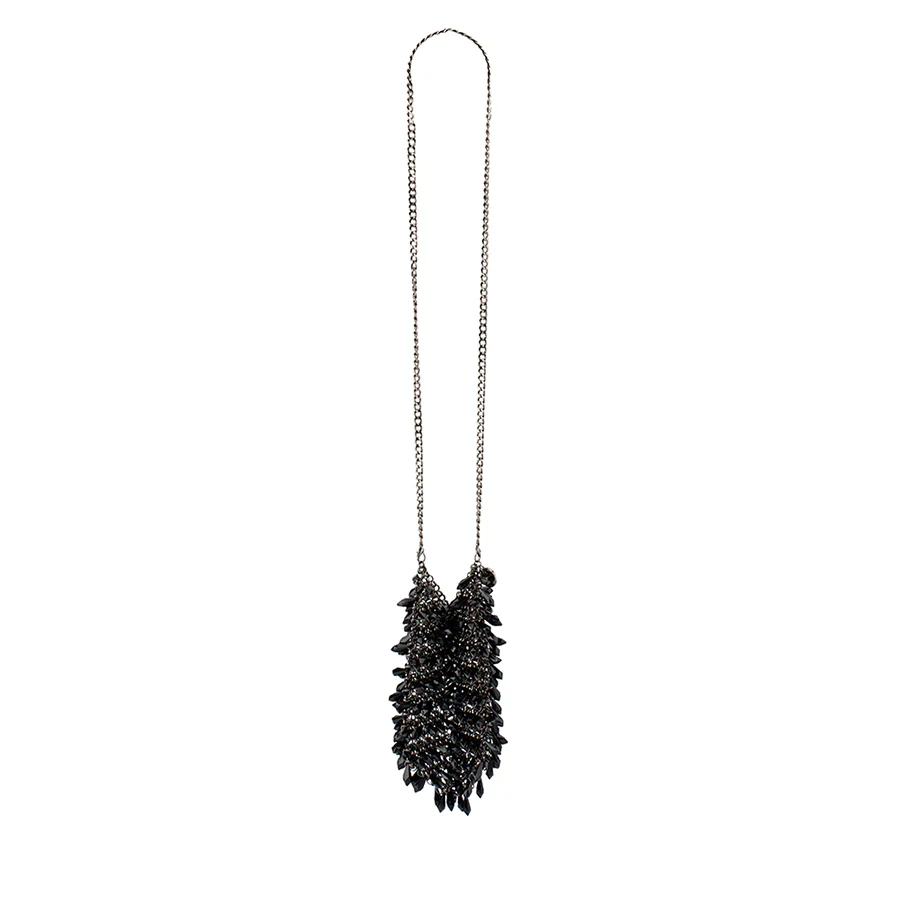 FLORENCE CHAINMAIL BAG - BLACK - Image 4