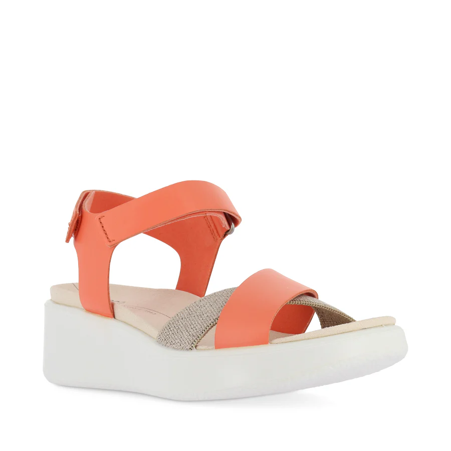 FLOWT WEDGE LX 273323 - CORAL LEATHER - Image 3