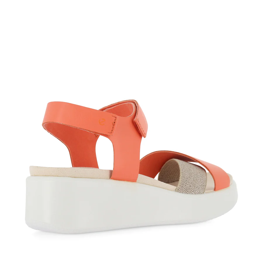 FLOWT WEDGE LX 273323 - CORAL LEATHER - Image 4