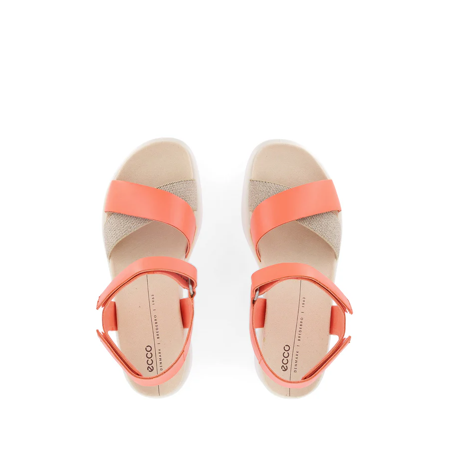 FLOWT WEDGE LX 273323 - CORAL LEATHER - Image 5