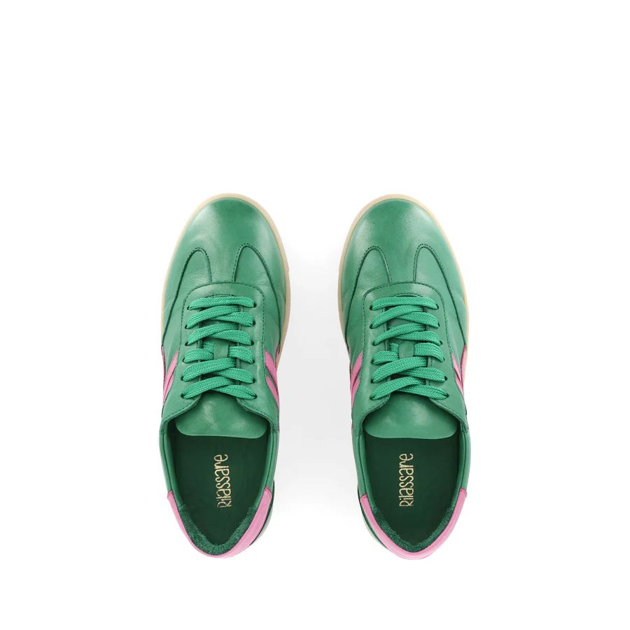 FREYA - GREEN/PINK LEATHER - Image 5