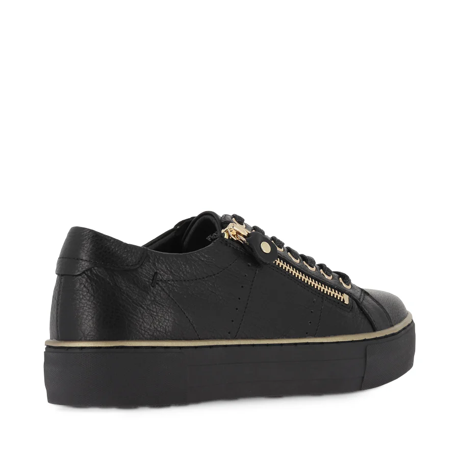 FROGGY - BLACK LEATHER BLACK SOLE - Image 4