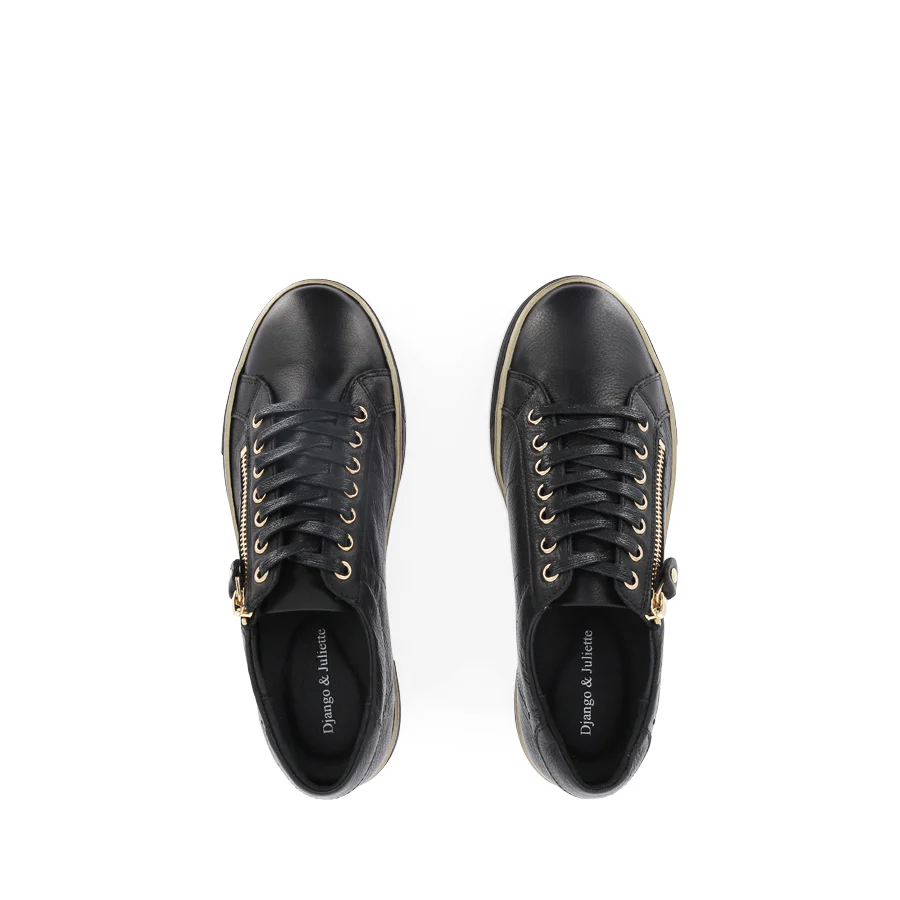 FROGGY - BLACK LEATHER BLACK SOLE - Image 5