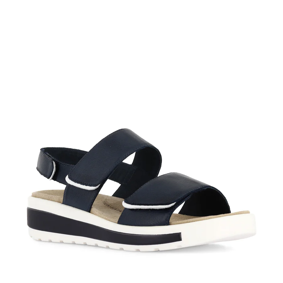 GARLIN W - NAVY/WHITE LEATHER - Image 3