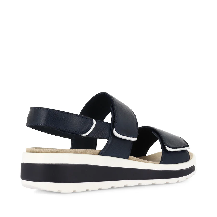GARLIN W - NAVY/WHITE LEATHER - Image 4