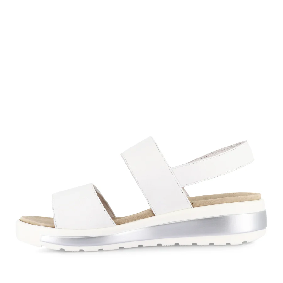GARLIN W - WHITE/SILVER LEATHER - Image 2