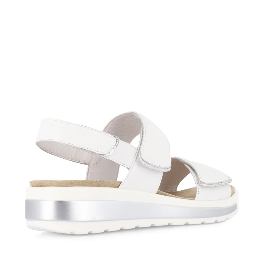 GARLIN W - WHITE/SILVER LEATHER - Image 4