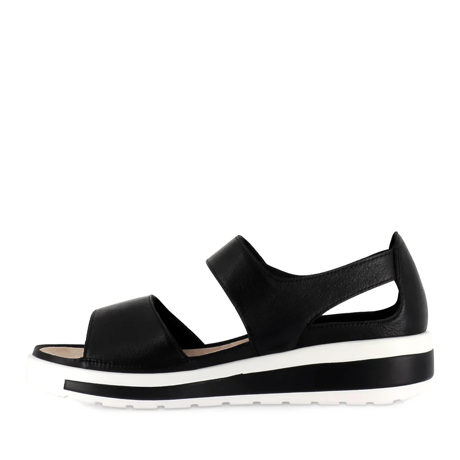 GEDD W - BLACK WHITE LEATHER - Image 2