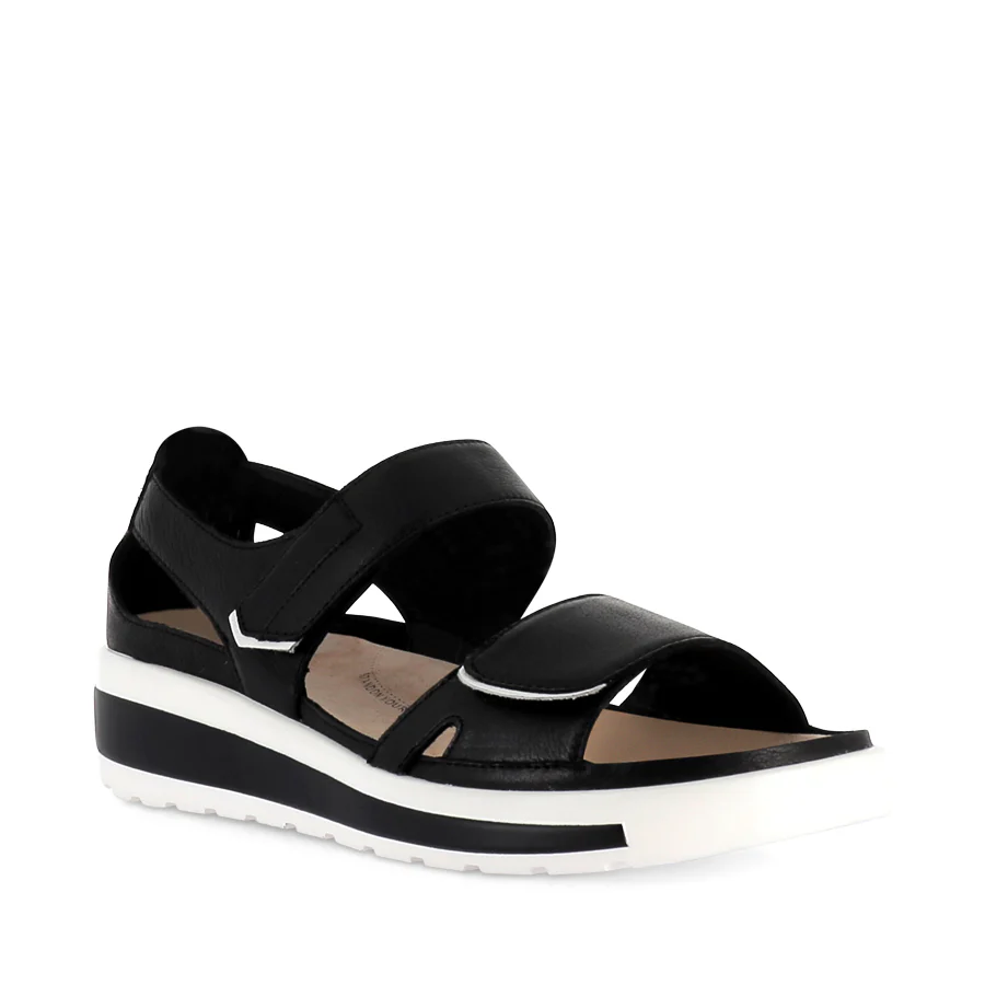GEDD W - BLACK WHITE LEATHER - Image 3
